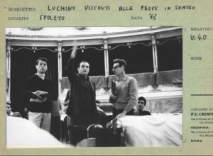 Casa Menotti ospita la mostra fotografica evento a cura di Carlo Alvise Crispolti in occasione dei 50 anni dalla scomparsa del grande Luchino Visconti in partnership e collaborazione con il menotti art festival Spoleto e lo Spoleto meeting art Arte